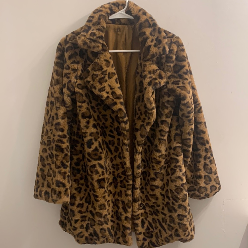 soft cheetah print jacket